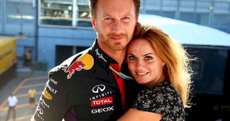 sigue-la-novela-con-christian-horner-en-la-formula-1:-la-incomoda-situacion-de-su-esposa-ex-spice-girl-en-red-bull