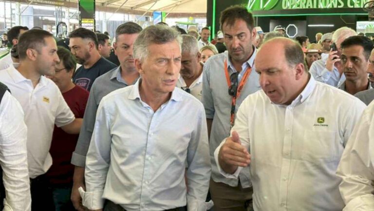 maxima-tension-en-el-pro:-patricia-bullrich-y-mauricio-macri-evitaron-cruzarse-en-expoagro