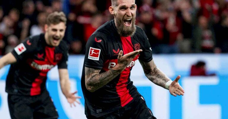 bayer-leverkusen-en-modo-«terminator»:-volvio-a-salvar-su-invicto-en-el-ultimo-minuto-y-estiro-a-46-partidos-su-record