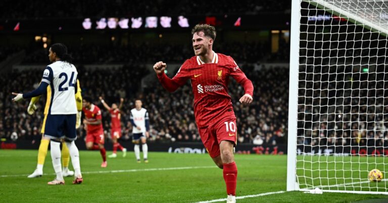 Alexis Mac Allister volvió al gol en el eléctrico duelo entre Liverpool y Tottenham por la Premier League