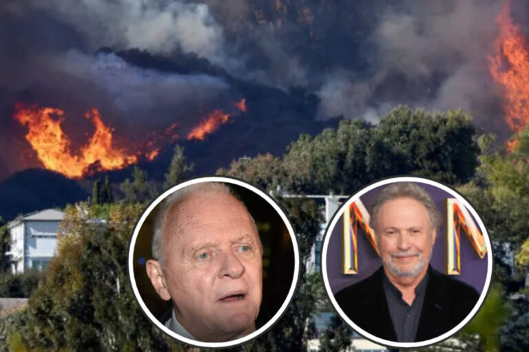 Paris Hilton, Anthony Hopkins, Billy Cristal: las mansiones arrasadas por el fuego