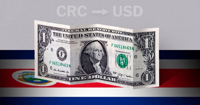 Costa Rica: cotización de cierre del dólar hoy 13 de enero de USD a CRC