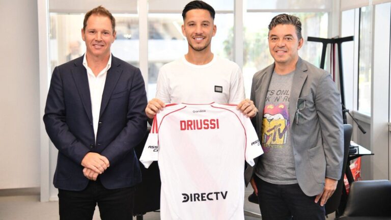 River presentó a Sebastián Driussi: «Volvió a casa»