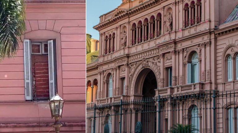 La explicación por la ventana tapiada en Casa Rosada