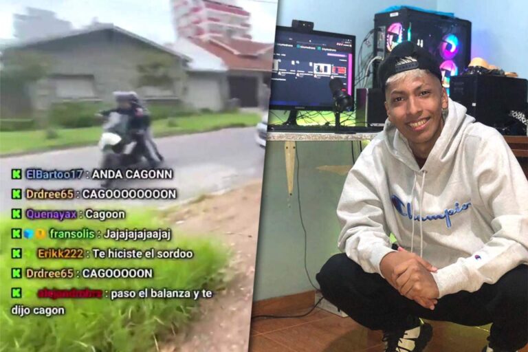 Un streamer fue asaltado por motochorros en vivo: el dramático momento que se viralizó