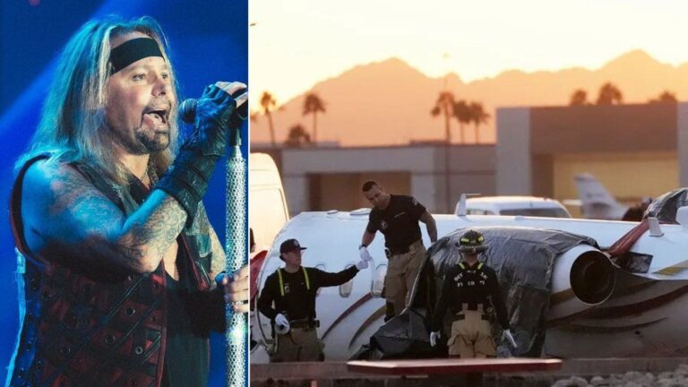 Un avión de Vince Neil se estrelló en Arizona