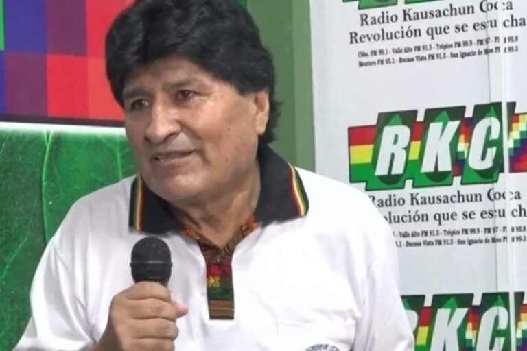 Evo Morales acusa al gobierno de facilitar 
 la fuga de sicarios del caso Aldunate