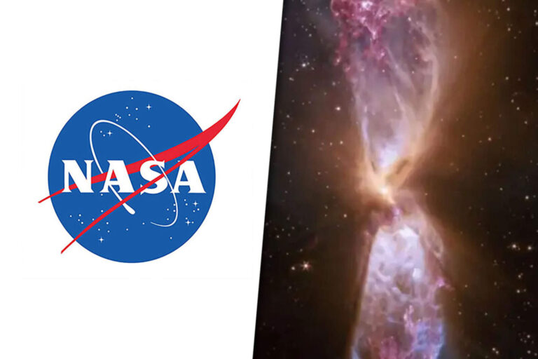 El telescopio James Webb captó un increíble ‘reloj de arena’ cósmico a 650 años luz