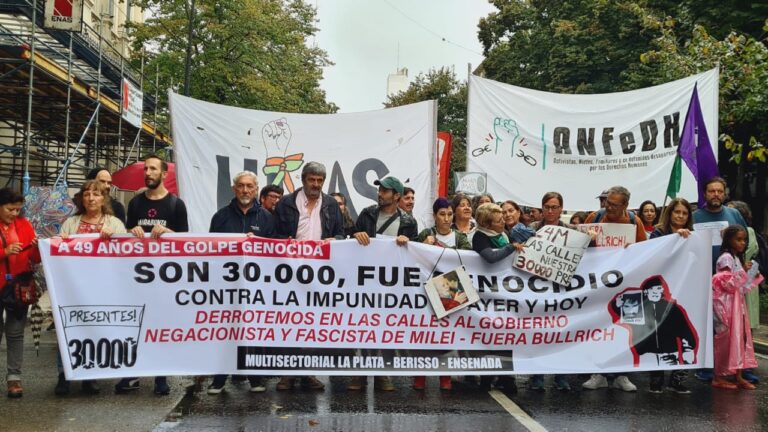 23M La Plata. Pacagnini: Que Milei se lave la boca al hablar de libertad. El 24, llenemos la Plaza
