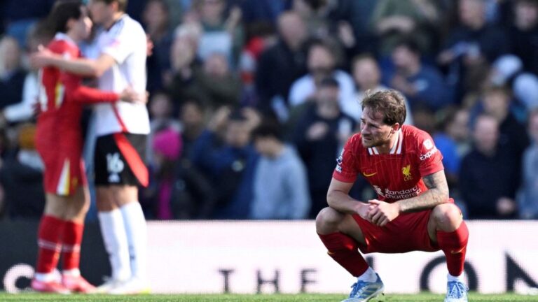 Mac Allister marcó un golazo en la derrota de Liverpool ante Fulham por la Premier League