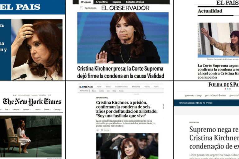 Cristina Kirchner presa: así fue la cobertura de los diarios del mundo