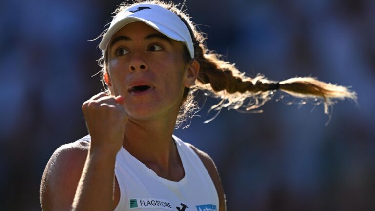 Otra victoria resonante para Solana Sierra, que alimenta su sueño en Wimbledon