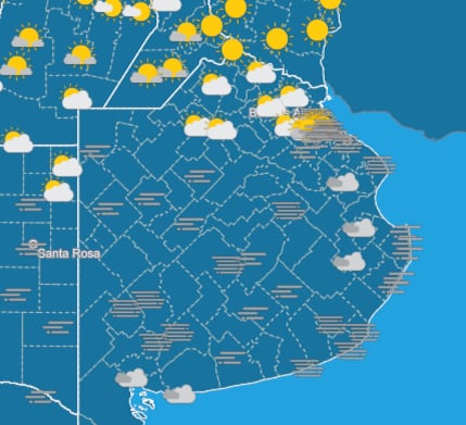 Pronóstico en AMBA, en vivo: último día de temperaturas templadas, sol y las últimas noticias del clima este martes 12 de agosto