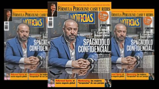 La tapa de NOTICIAS: Spagnuolo confidencial