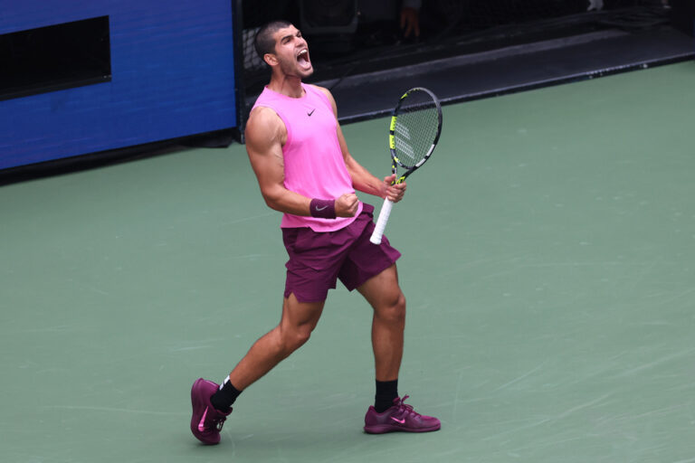 US Open:Alcaraz venció con autoridad a Lehecka y accedió a semifinales