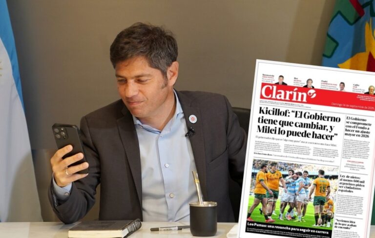 Kicillof espera que Milei cambie y dice que romper con el FMI es infantil