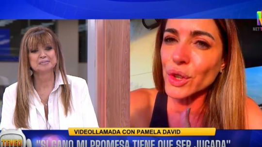 Exclusivo de ‘Te veo’: Pamela David aseguró que frenar a Javier Milei es «necesario y saludable» y «la grieta es un negocio»