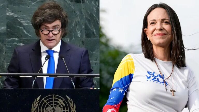 El Gobierno felicitó a Corina Machado por el Nobel de la Paz y destacó su «lucha incansable en defensa de la democracia»