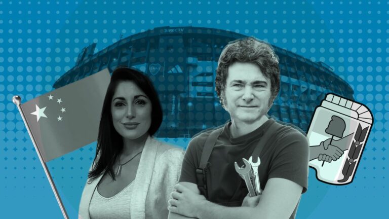 Charlas de quincho: diputados libertarios y la Serpiente de Madera, la casita de Milei y una grúa merodea La Boca