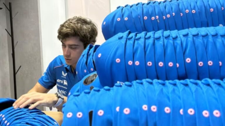 Antes de los tests en Baréin, Franco Colapinto fue protagonista de un divertido momento en Alpine
