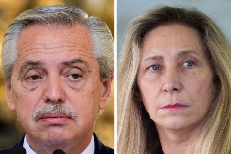 Alberto Fernández, expresidente de Argentina, durante una intervención pública.