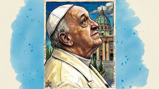 El Papa Francisco durante una audiencia general, sonriendo y saludando.