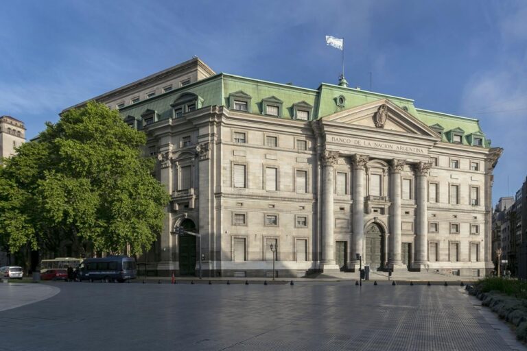 Sede del Banco de la Nación Argentina en la ciudad de Buenos Aires.
