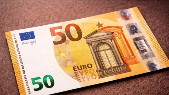 Gráfico de cotización del euro blue en Argentina