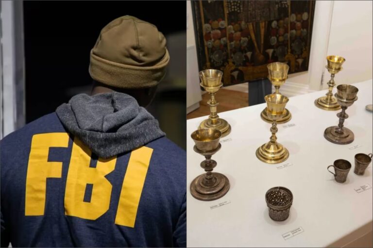 Ceremonia de entrega de objetos históricos peruanos por parte del FBI