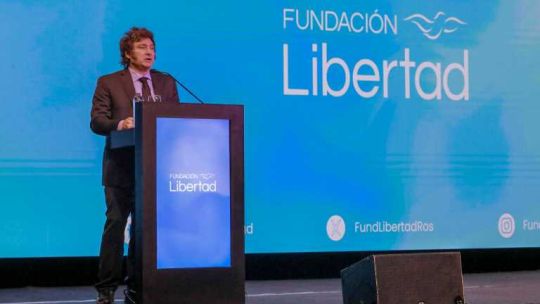 Cena anual de la Fundación Libertad con empresarios y políticos