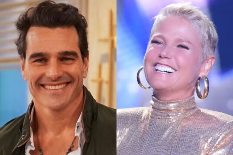 Hernán Drago y Xuxa en un encuentro privado