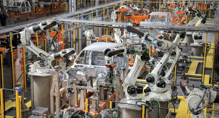 Gráfico o imagen representativa de la producción automotriz en una fábrica argentina.