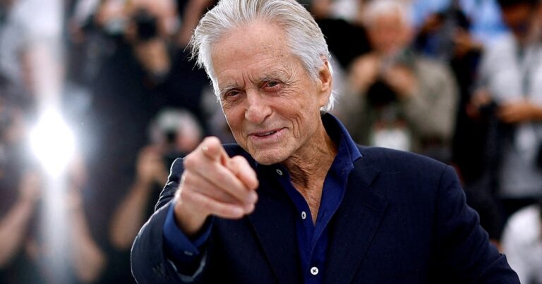 Michael Douglas, actor y productor, en un momento de entrevista.