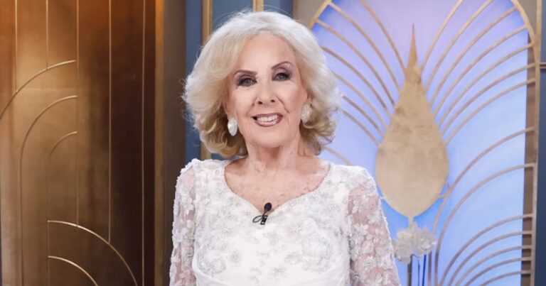Mirtha Legrand, conductora de televisión argentina, en una imagen de archivo.