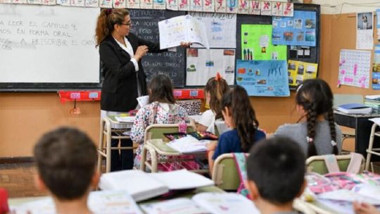 Asamblea de docentes de la UEPC en la provincia de Córdoba.