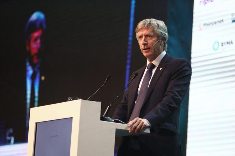 Santiago Bausili, presidente del BCRA, en la ExpoEFI