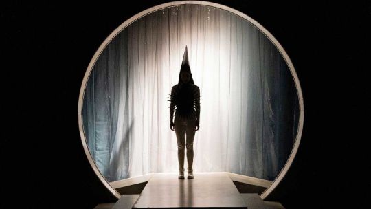 Actrices en escena durante la obra de teatro 'Secretos de un vínculo'.