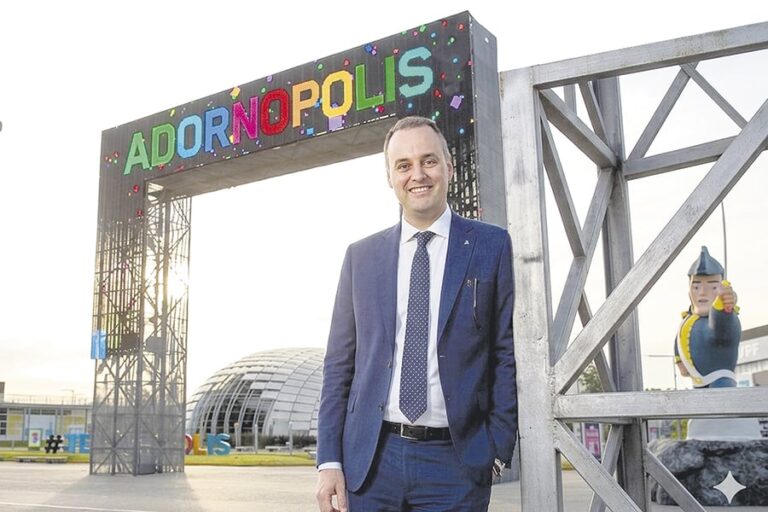 Vista del predio de Tecnópolis con sectores en desuso