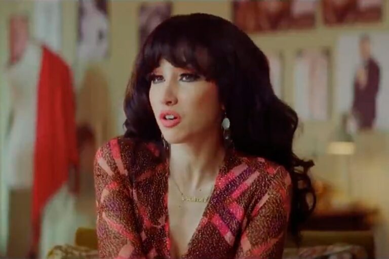 Fotograma del tráiler oficial de la serie biográfica sobre Moria Casán