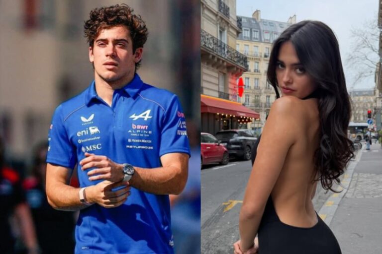 Franco Colapinto y Maia Reficco tomados de la mano en un asado en Buenos Aires