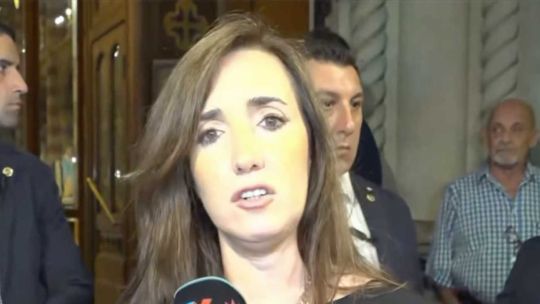 Vicepresidenta Victoria Villarruel en un acto público.