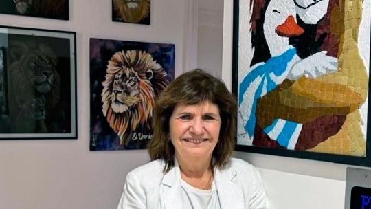 Patricia Bullrich en el Senado de la Nación