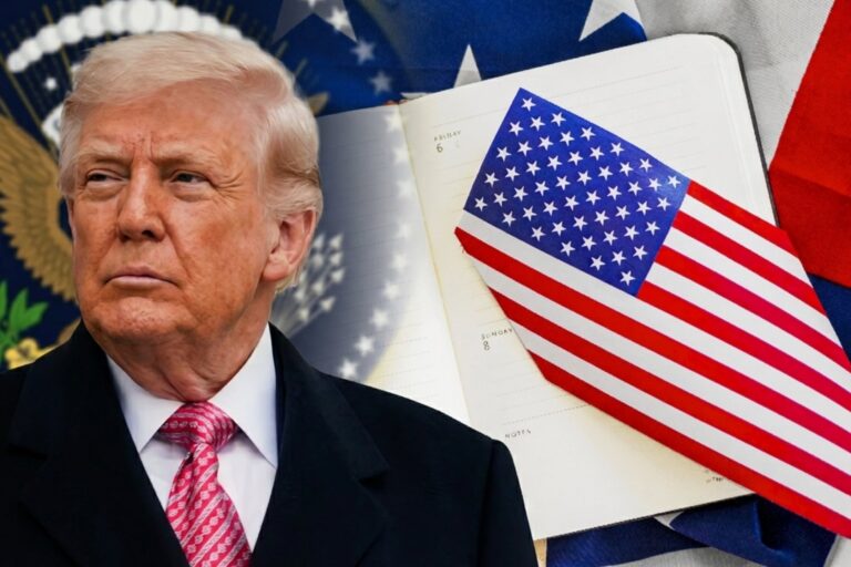 Sello del Departamento de Justicia de Estados Unidos sobre documentos de naturalización