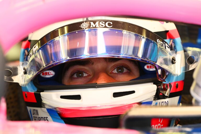 Franco Colapinto en el Gran Premio de Miami con el auto de Alpine