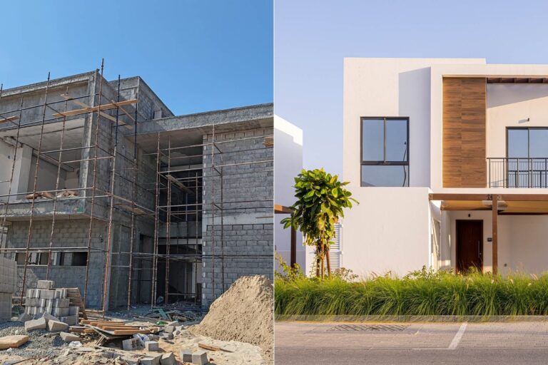 Gráfico comparativo entre costo de construcción y precio de propiedades usadas en AMBA