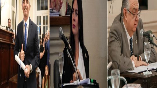 Sesión en la Cámara de Diputados de Corrientes con diputados debatiendo