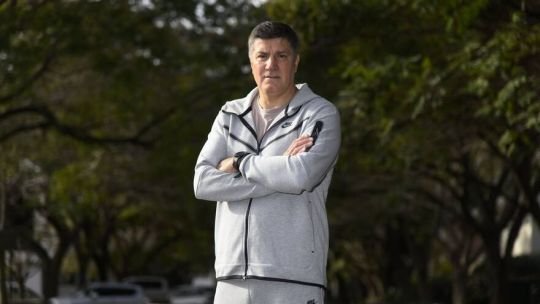 José Chamot durante su etapa como director deportivo de Boca Unidos