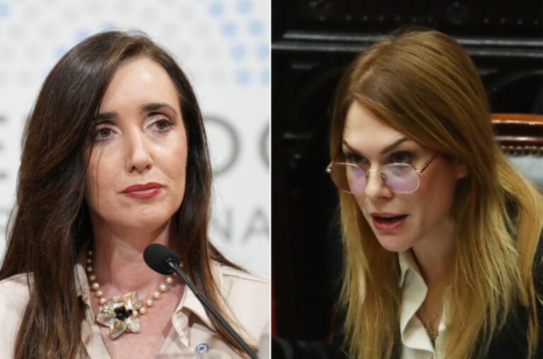 Lilia Lemoine y Victoria Villarruel en la Cámara de Diputados