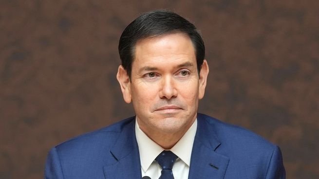 Marco Rubio durante un discurso oficial