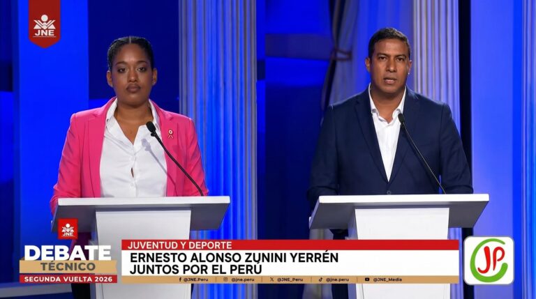 Debate de equipos técnicos del JNE sobre juventud y deporte con representantes de Juntos por el Perú y Fuerza Popular